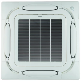 Teljes fehér panel, fehér lamellákkal, kör alakú kifúvással Teljes fehér panel, fehér lamellákkal, kör alakú kifúvással