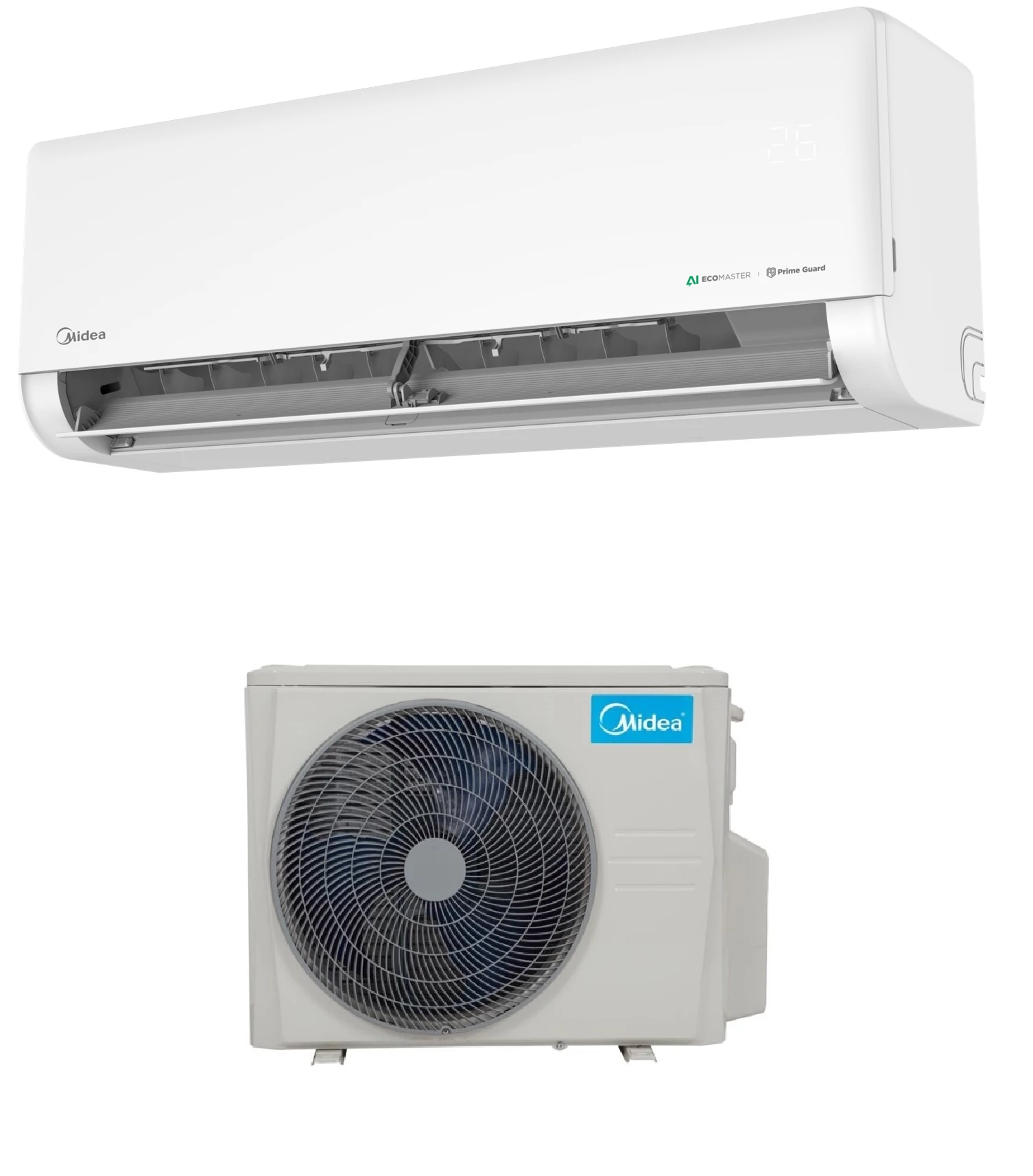 Midea Solstice oldalfali split